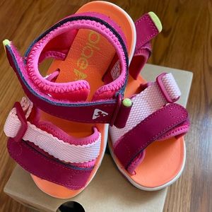 Plae Wes Sport Sandals- Pink- Size 8 Toddler